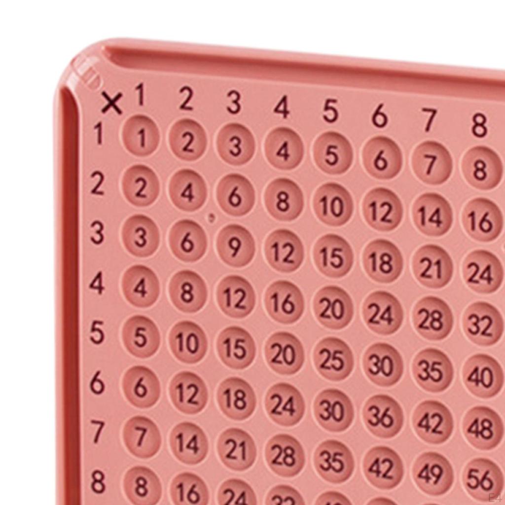 Math Board Game Multiplication Blocks Manipulatives 9x9 Table for Children