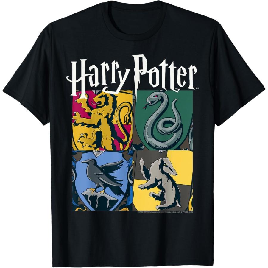 Harry Potter House Crests Panels T-Shirt
