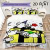 Sheepworld Pattern Bedding Uilt Set Uilt Cover Pillowcase Home Decoration Birthday Gift (1 * Duvet Cover + 2 * Pillowcase  Without Core)