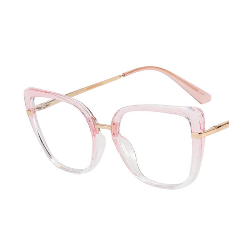

Fashion Cat Eyes Frame Clear Glasses Myopia Nerd Spectacles -0.5 -1.0 -2.0 to -6.0 No degree 0