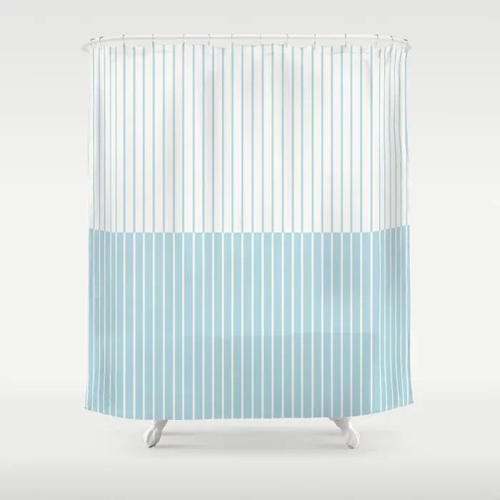 Simple Colorful Lines Modern Fashion Pattern Shower Curtain Home Decoration Creative Personalized Shower Curtains