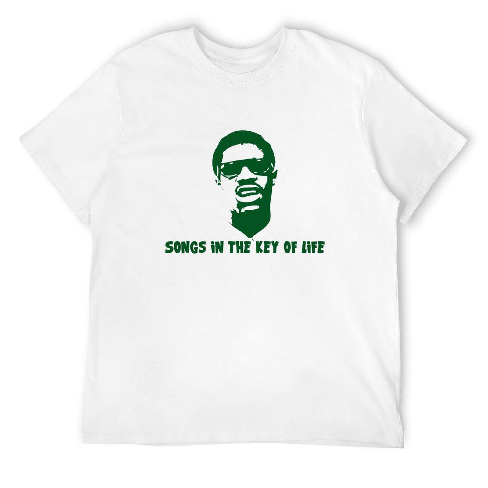stevie wonder T-Shirt summer clothes basketball graphic tees graphic t shirts anime clothes mens t shirt graphic S