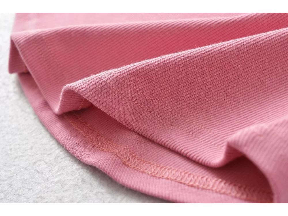 2025 Summer Women's Sleeveless Half-High Neck Fitted Vest with Curved Hem