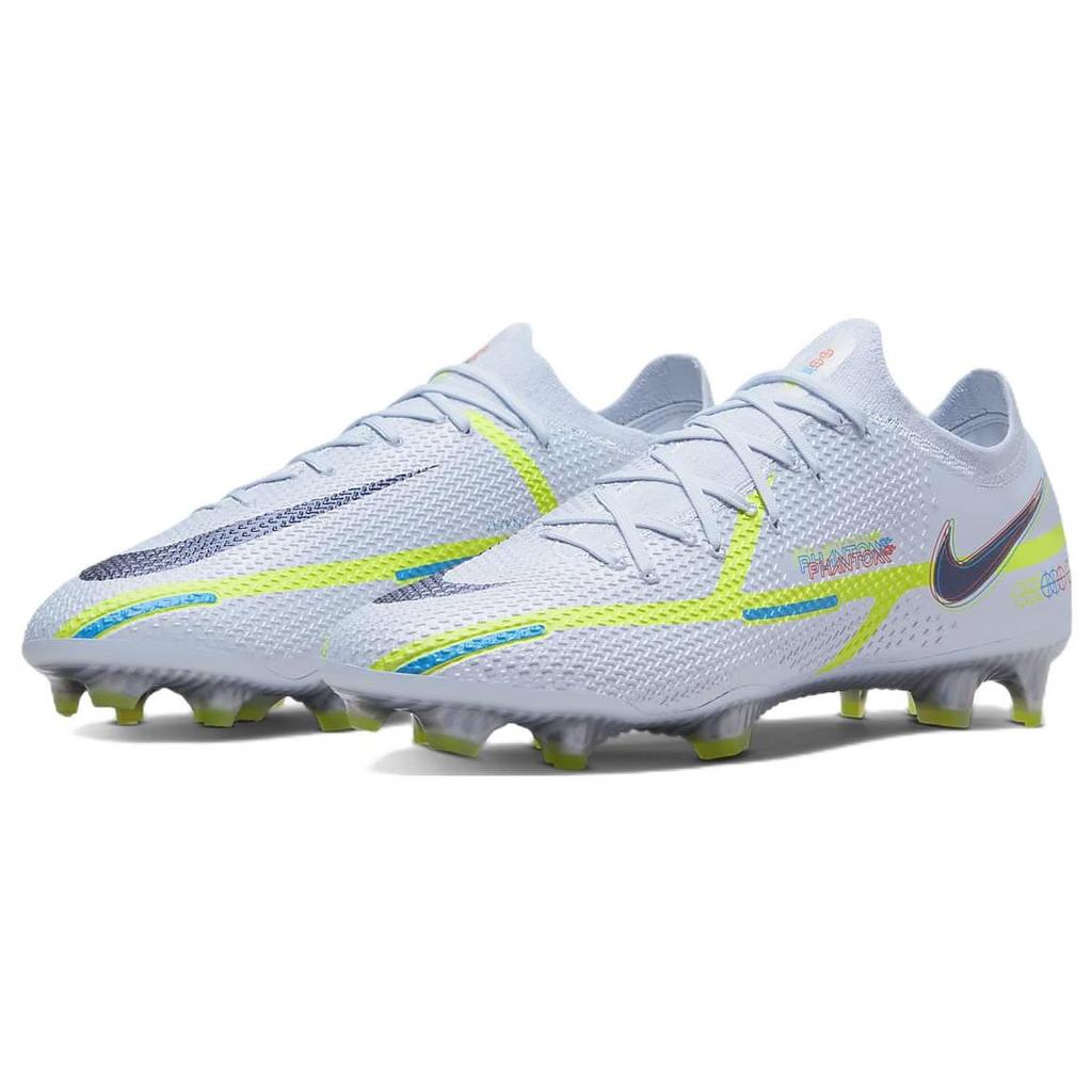Nike Phantom GT2 Elite FG Grey Volt Unisex Sneakers Football-Grey Light-Marine Blackened-Blue CZ9890-054