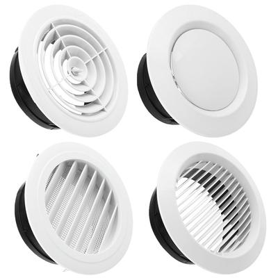 100/150mm Diversas Formas Rejilla Válvula de Extracción de Ventilación Cubierta de Rejillas de Circulación de Aire Accesorios de Cubierta de Ventilación para Conductos Redondos