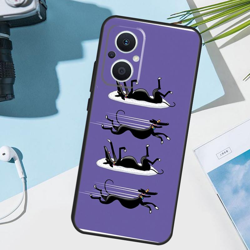 Greyhound Case For OPPO Reno 12 F 13 13F 11 8T 7 8 10 Pro OPPO Find X8 X6 Pro X3 X5 Lite Cover Funda