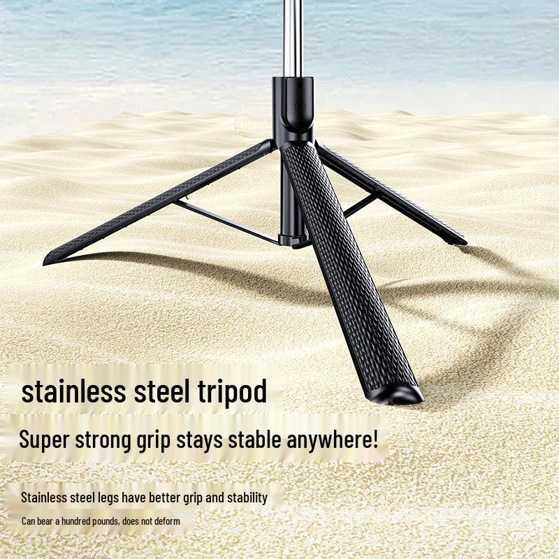 Universal Bluetooth Selfie Stick & Stabilizer: Anti-Shake Tripod Holder for Mobile Phones and Live Streaming