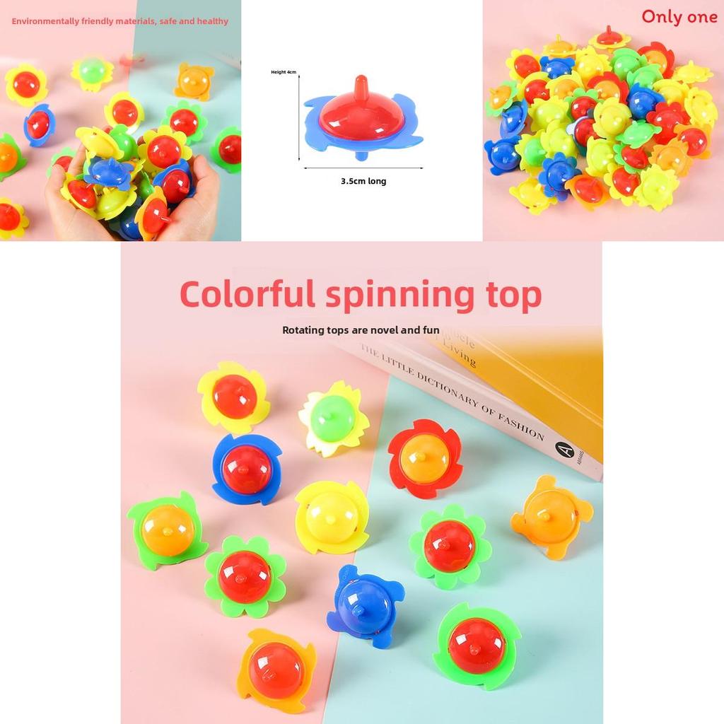 Colorful Handheld Spinning Top With Durable Plastic Material For Children