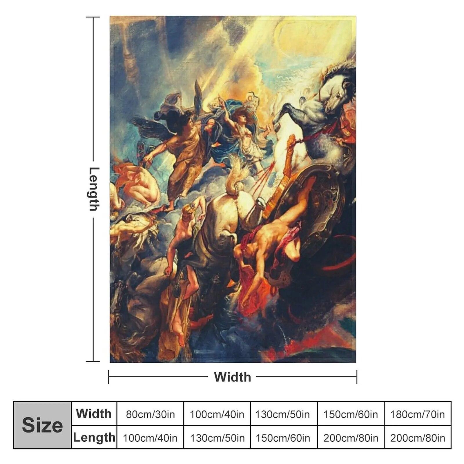 

Новое одеяло «Битва греческих богов» для дивана, тонкие одеяла для диванов 76x102cm(30x40in)