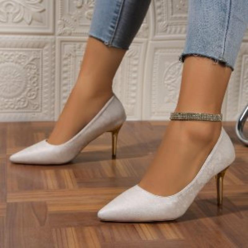 

Large size stilettos women s pointed head shallow mouth spring and autumn single shoes women s new temperament sexy fashion women s shoes 43