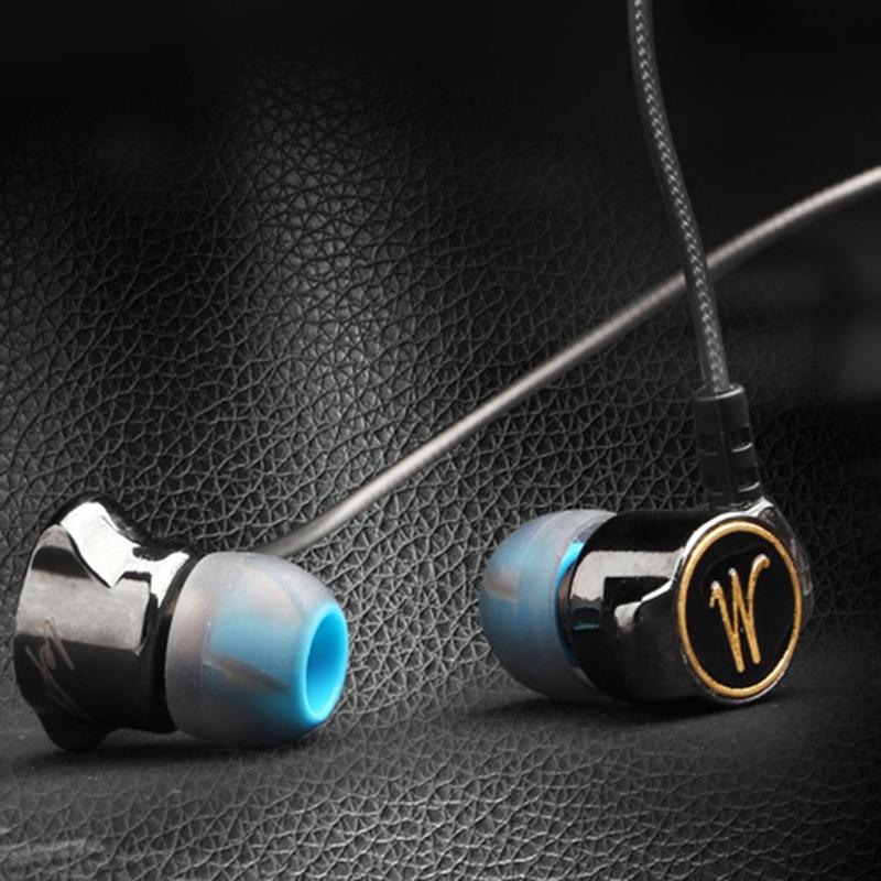 DM7 3.5MM Earphones Special Edition Gold Plated Housing Headset Noise Isolating HD HiFi Earphones