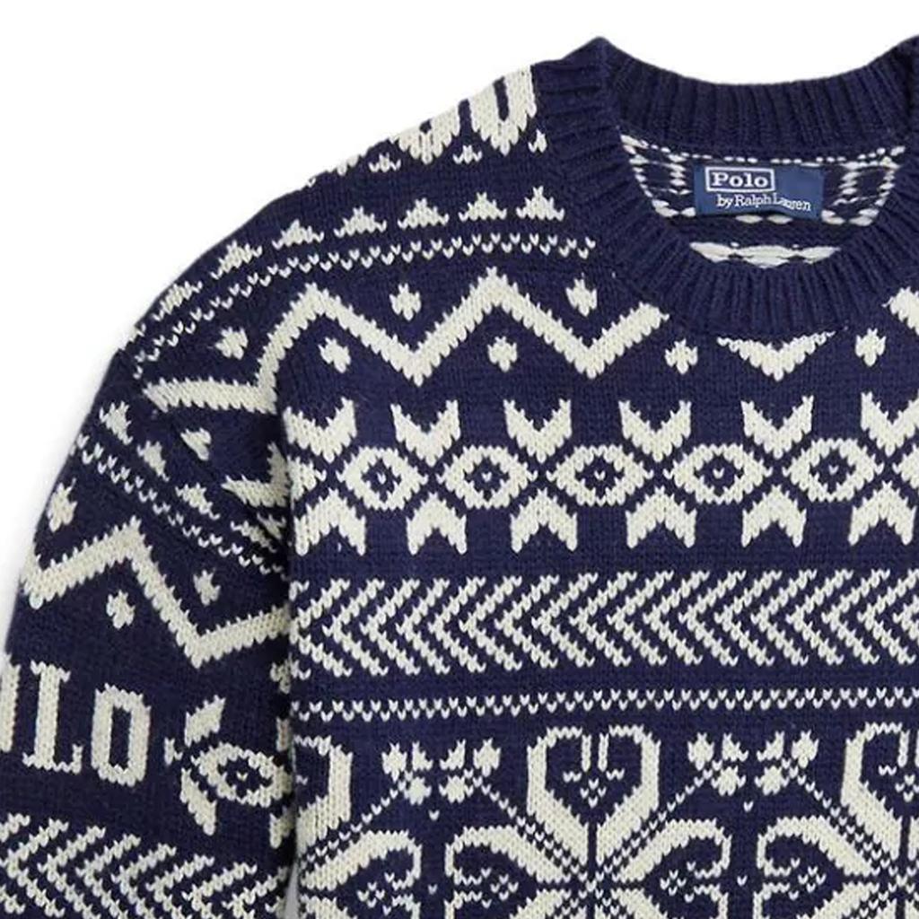 Polo Ralph Lauren Patterned Intarsia knit Wool blend Jumper 710A30458-001