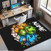 Custom Name Dinosaur Printed Carpet,Rug for Office Chair Living Room Bedroom Kitchen Room Decor Gifts.