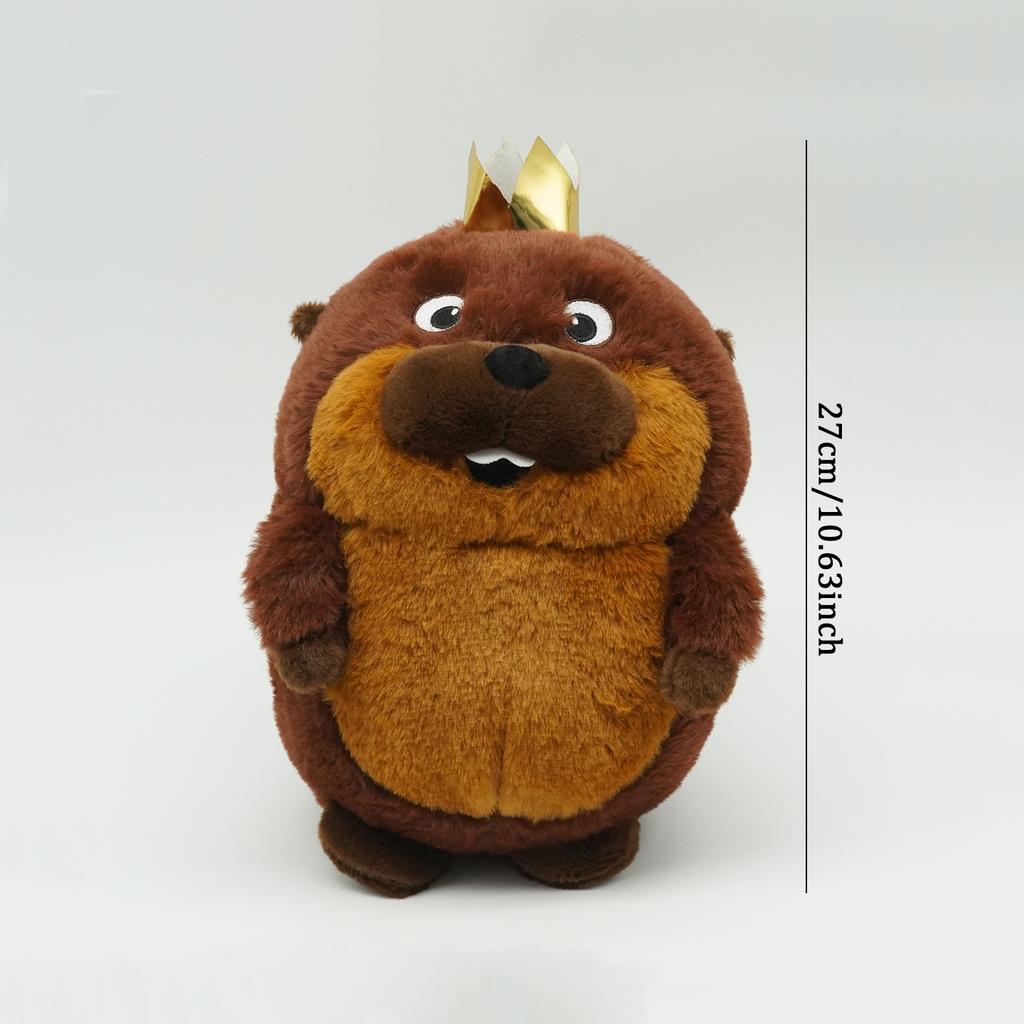 TreasuringU George Loaf Beaver Plush Toy Soft Fluffy Stuffed Toy Kawaii Animals Cute Beaver Doll Birthday Gifts