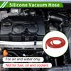 4Ft 1/4" 6mm ID 2mm Thickness Silicone Vacuum Tubing Hose High Temperature Automotive Vacuum Line 1 Pcs