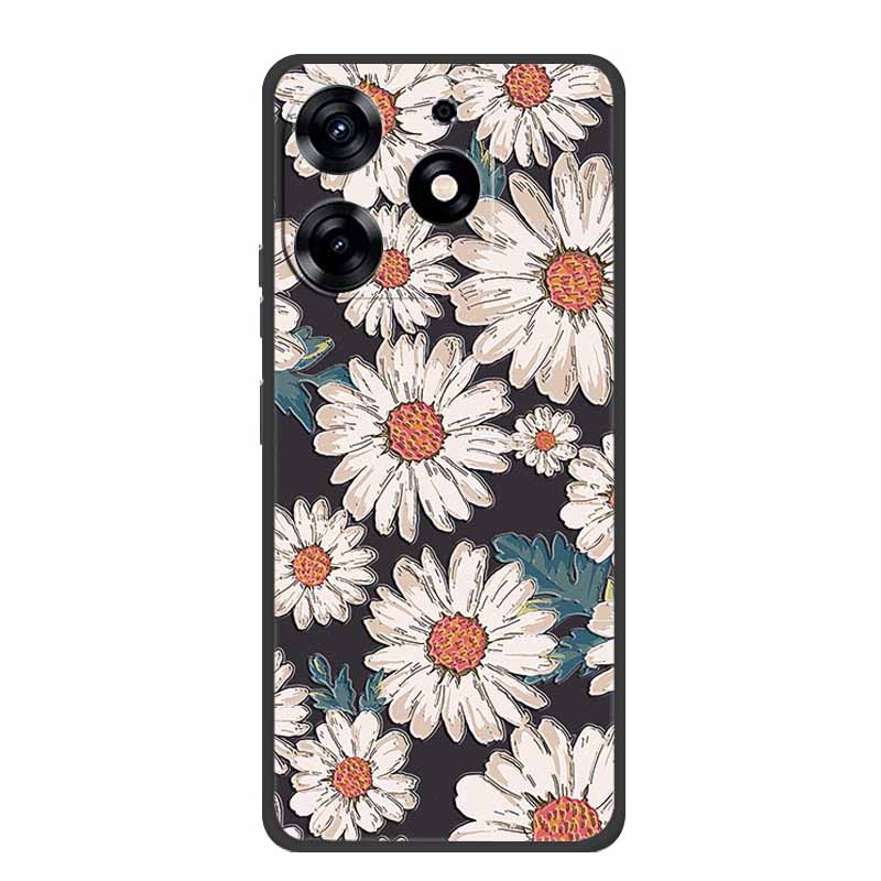 3D Emboss Case For Realme C61 Phone Case Relief Flowers Shockproof Silicone Soft Coque For Realme C61 Back Cover Case RealmeC61