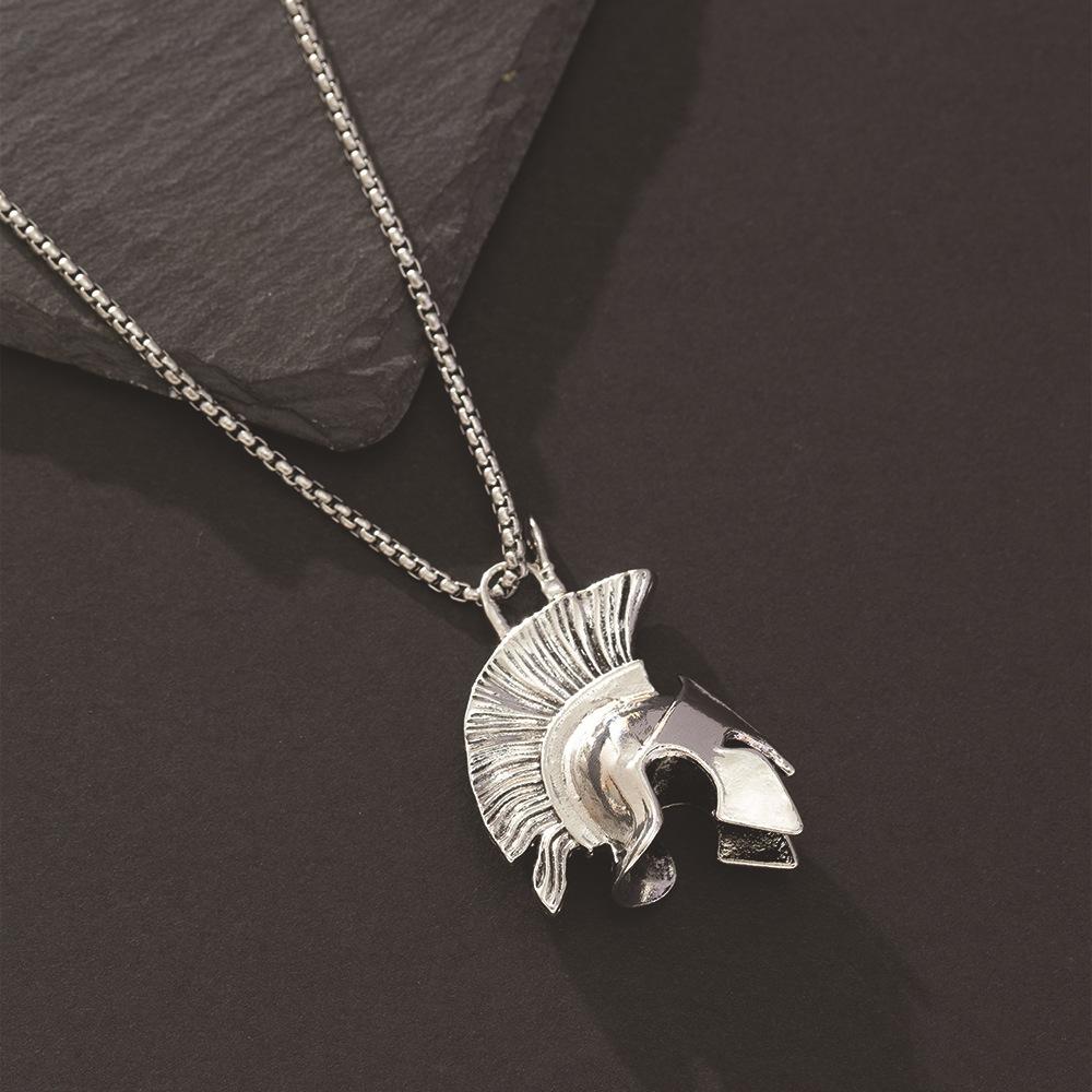 Six Winged Angel Pendant Necklace, Trendy and Personalized Accessories, Men's and Women's Retro Pendant Necklace