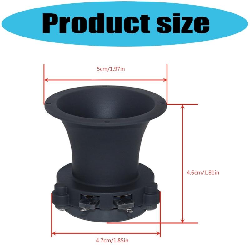 High Pressure 50mm Portable Speaker 4/8Ohm,15W Power, 102dB Sensitivity Treble Speaker Home Amplifier
