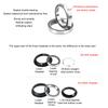 Bike Bearing Headset Aluminum Alloy Bicycle Headset for Small Tapered Tube 44?50.6mm Front Fork