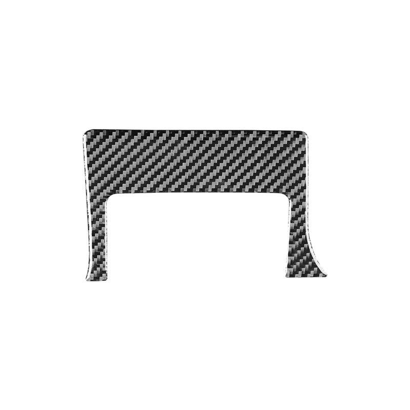 For Mazda 3 2004-2009 Accessories Carbon Fiber Car Front Headlight Control Switch Buttons Panel Trim Cover Decoration Sticker
