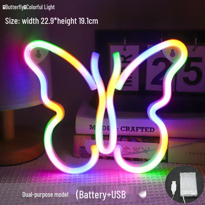 Trendy LED Neon Night Light Sign for Wall Décor