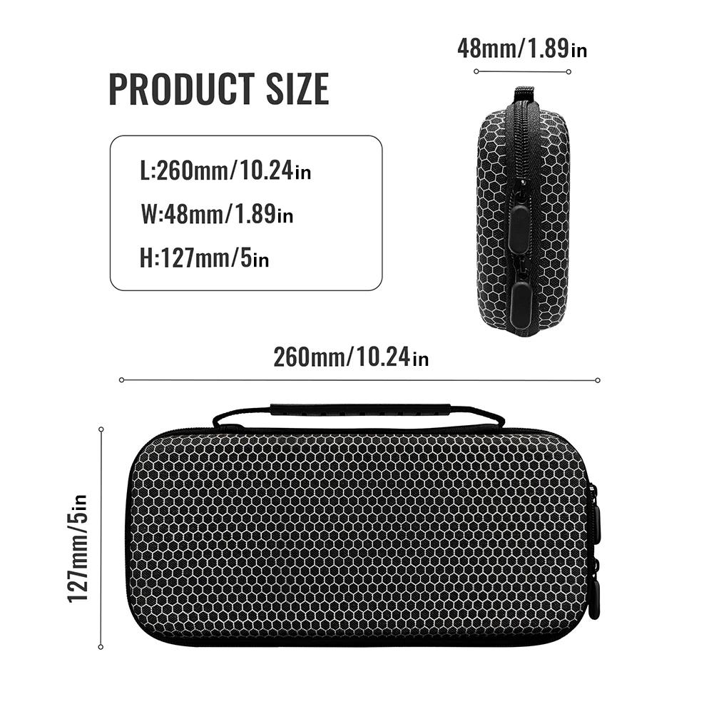 Travel Carrying Case Shockproof Storage Bag Hard Shell Pouch for Switch 2 Console & Accessories
