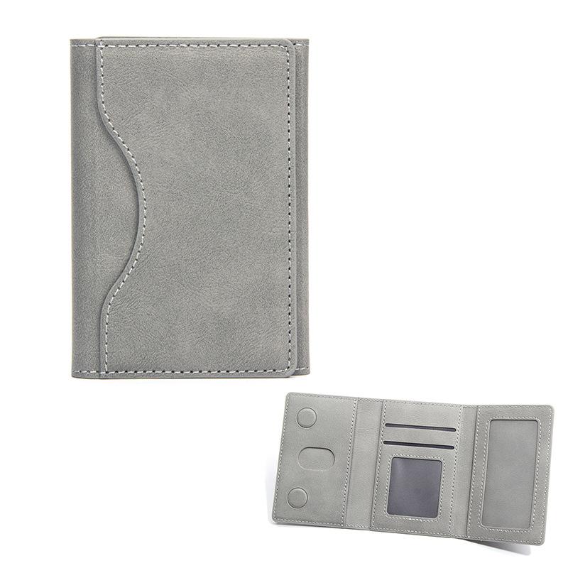 1 Stück PU-Leder Kartenetui Magsafe Kartenhalter Geldbörse Für Telefon 16 15 12 13 14 Pro Max Plus Mini Dreifach faltbar Magnetische Handy-Geldbörse