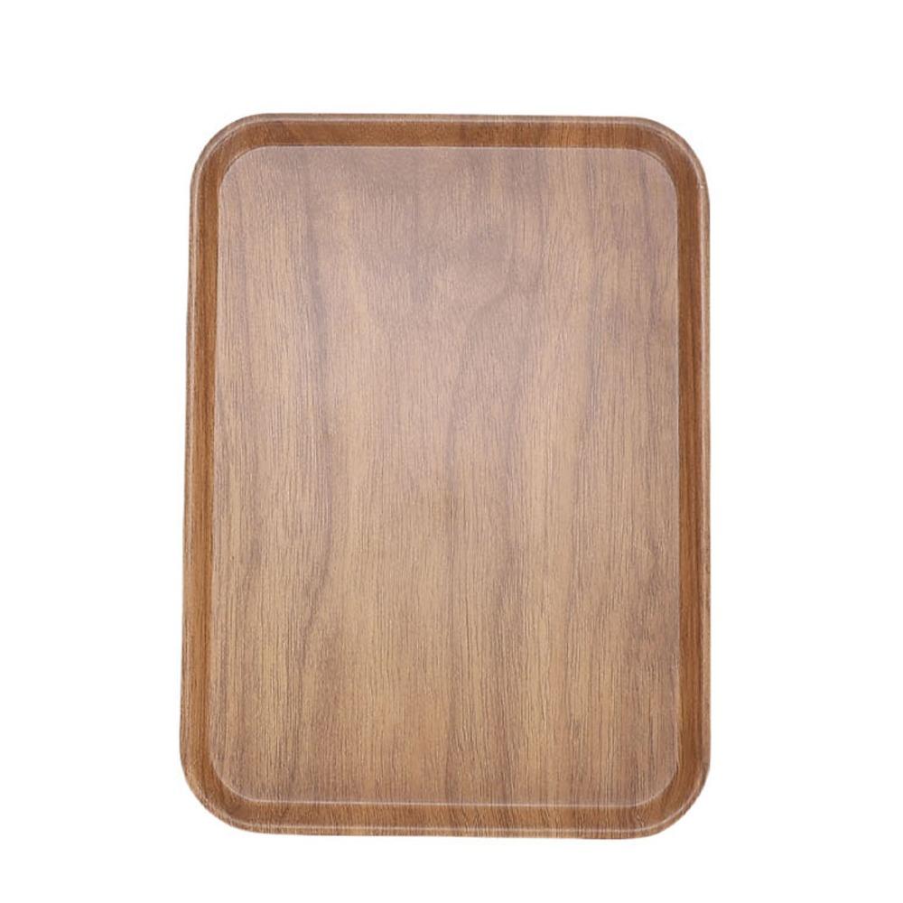3Pcs Melamine Serving Tray Raised Edge Display Tray Modern Breakfast Serving Trays Bedside Use