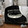 1pc Lord of the Rings Flannel Blanket Soft Warm Throw for Home, Office, Travel, All-Season Cozy Bedding GiftL1308