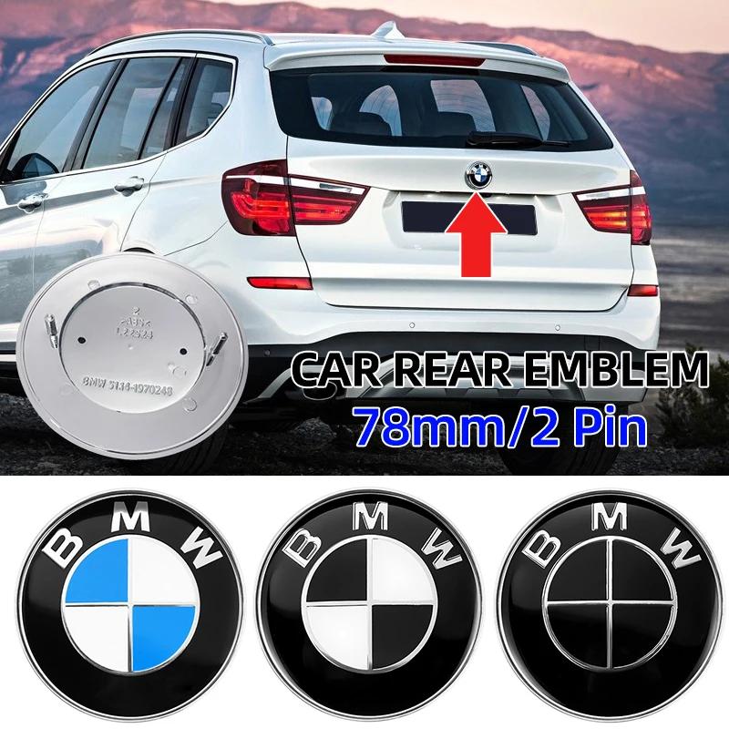 1 pz 78mm 51141970248 Emblema Auto Logo Badge Posteriore Accessori Styling per BMW E66 E53 X5 E46 E39 E38 E90 E60 E36 F30 F20 F10