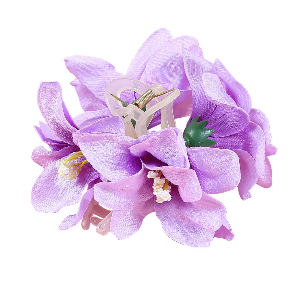 Fashion Artificial Flower Hair Claws Clips Bridal Hair Clips Tropical Beach Wedding Flower Women Holiday Hair Claws Accessory