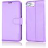 iPhone SE 2022 5G / 2020, iPhone 8/7/6 Leather Wallet Case, Flip Case Cover, Card Holder, Stand, Wrist Strap - PU Leather, Magnetic Closure Case