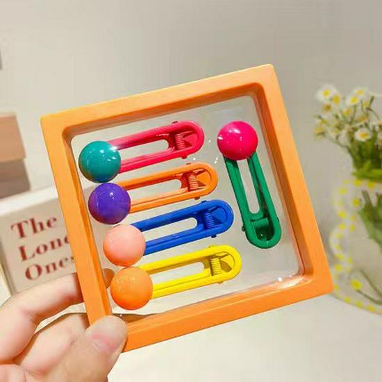 Set de agrafe colorate cu desene animate pentru fete - agrafe drăguțe cu cioc de rață și cleme laterale pentru bretonul fetițelor