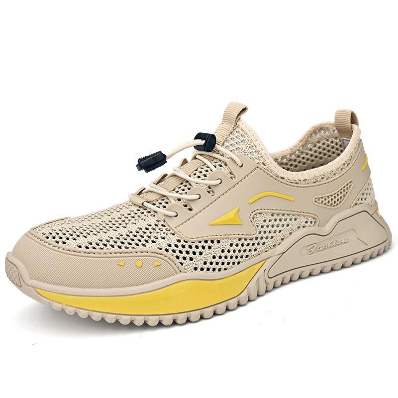 Fashion Hiking Sports Shoes for Men Mesh Upper Running Mountain Walking Miked Colour Cheap Liquidation High Quality Man Casual Sneaker