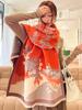 Fashion Winter Print Scarf Headscarf Women Ladies Elegant Office Scarves Blanket Pashmina Mujer Femme Bufanda Thick Wrap Shawl