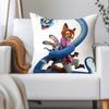 Animali Carini Z-zootopia 2 Federa Applicabile Per Camere degli Ospiti Interni Auto Ufficio Decorazione della Casa