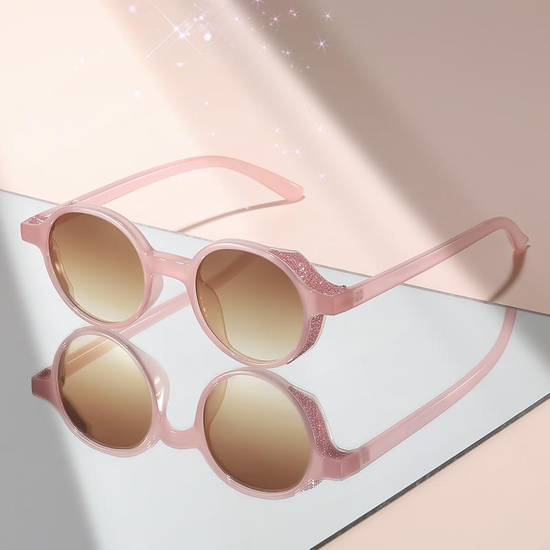 Classic Small Round-framed Sunglasses, Fashionable and Trendy Travel, Party and Gathering Sunglasses