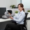 Ergonomic Press Type Inflatable Neck Pillow Breathable Elevated Neck Brace U-shaped Travel Pillow PVC Cervical Support Pillow
