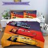 3pcs set Cars Racing1pc of quilt cover+2pcs of pillowcase, no core, print bedding, All Seasons Bedroom Setting094