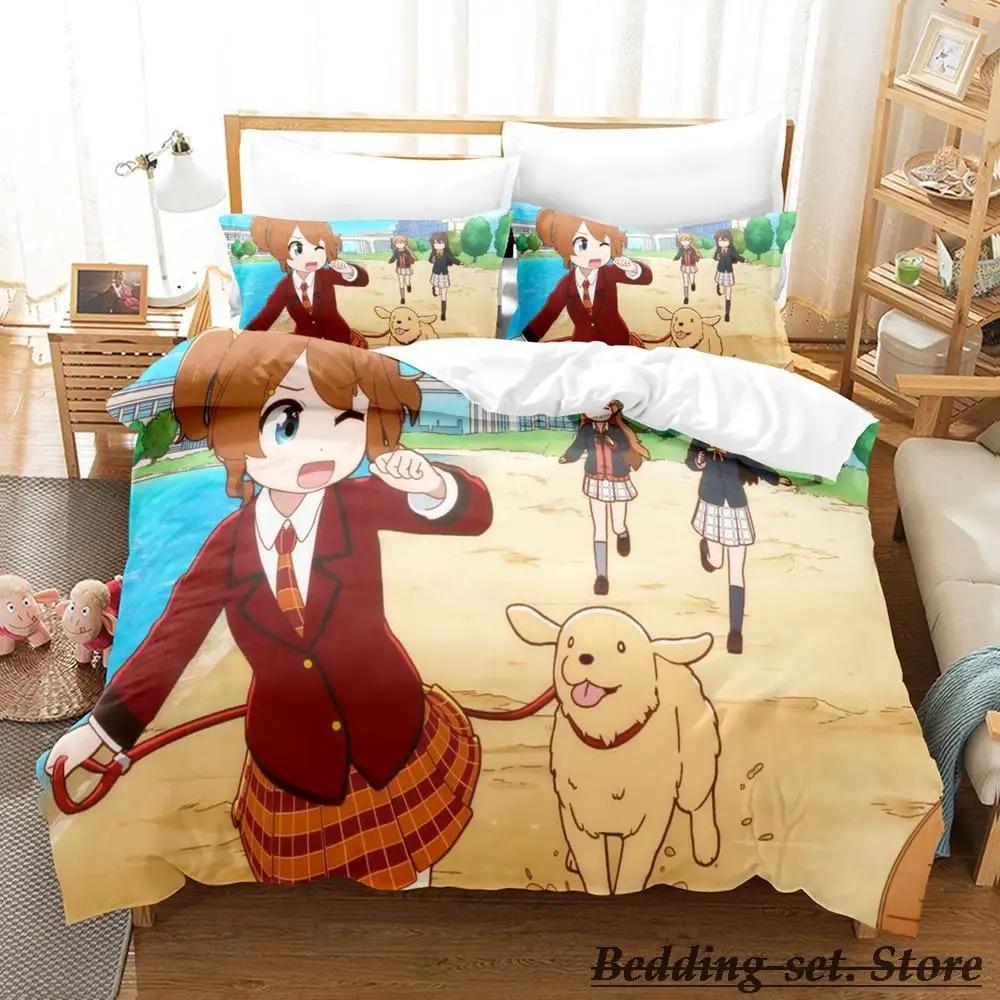 NIJIYON ANIMATION Bed Ensemble Single Size Single Size Full Queen Dimension King Size Size Bed Kit Adult Kid Bedroom Duvetcover Sets Anime parure de