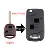 Bilfjärrnyckelskal passar Toyota Yaris Prado Tarago Camry Corolla Land Cruiser RAV4 Avalon Echo