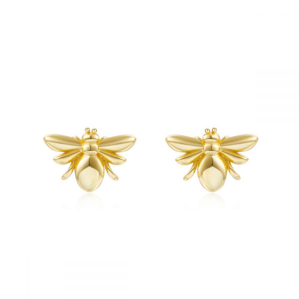 Elegant European & American Hot-Selling Pearl Butterfly Heart Dangle Studs