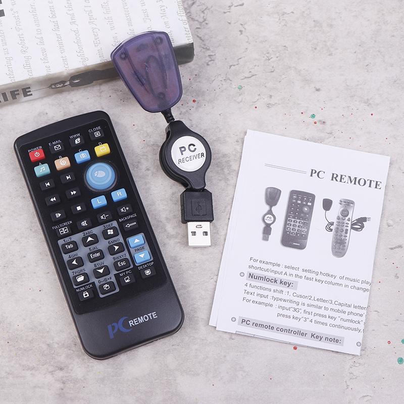 Wireless Pc Mouse Remote Control Controller Usb Receiver Ir Remote Control Tools For Laptop Pc Computer Center Windows 7 8 10 Xp
