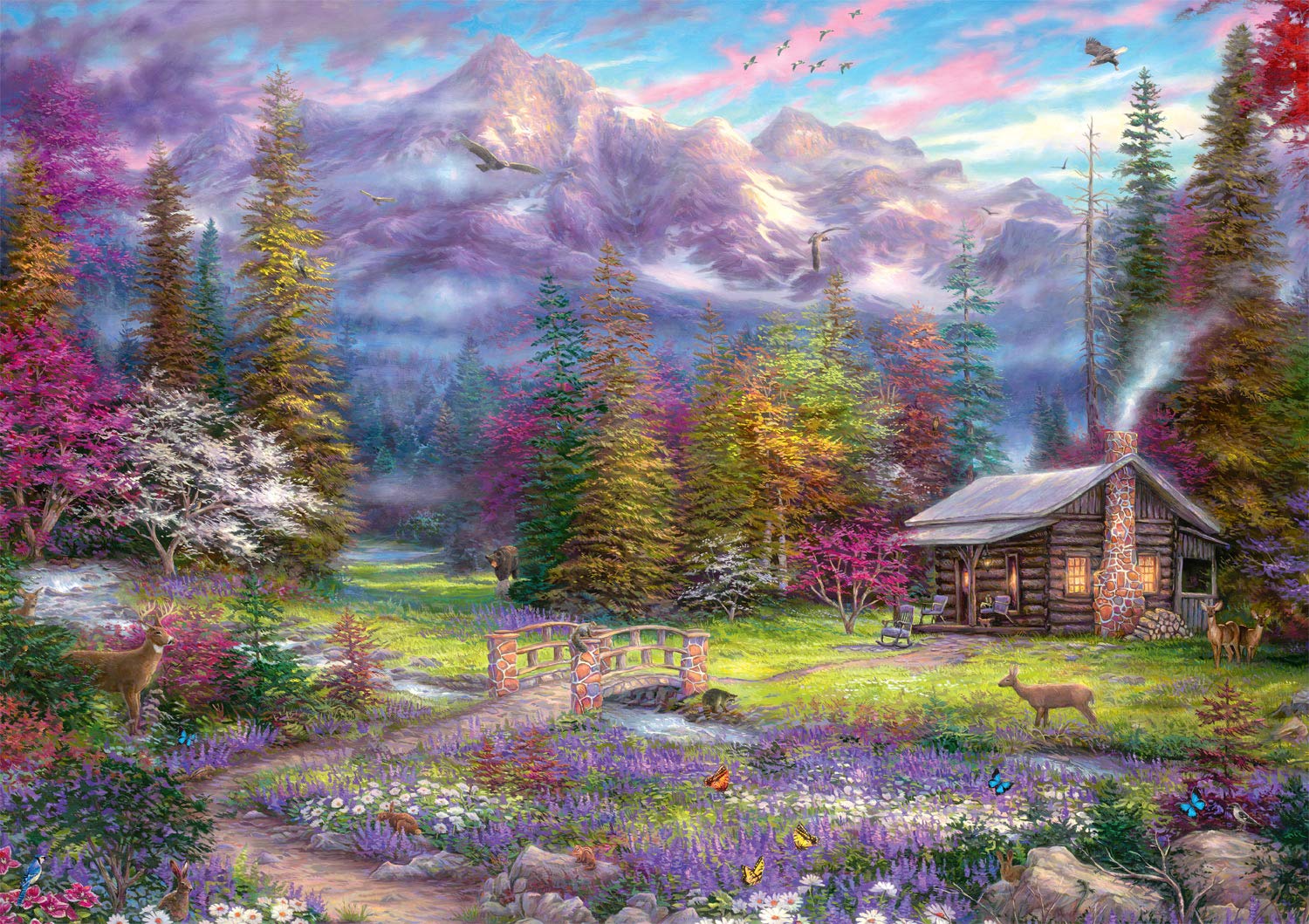 

Buffalo Games Jigsaw Puzzle 500 Piece Spring Inspiration