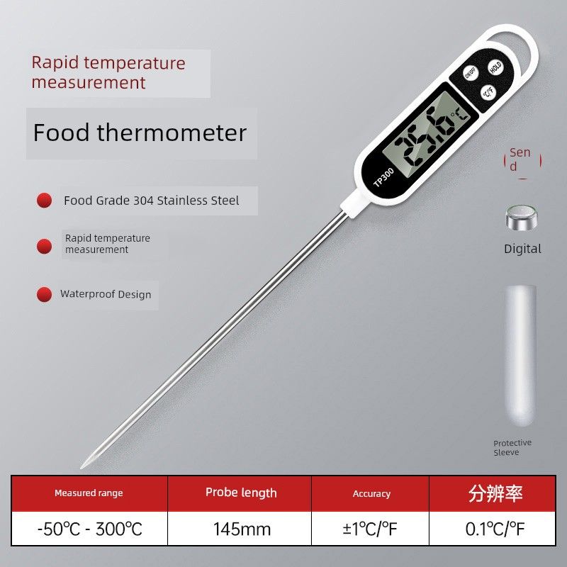 

Super Baked Food Probe Baby Thermometer [Flagship] Waterproof design/Import movement.