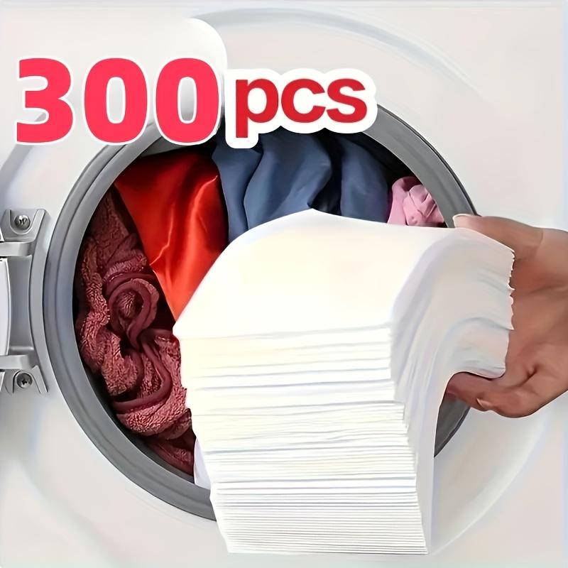300/100 fogli assorbi-colore per lavatrici, prevengono il trasferimento di colore durante il lavaggio degli indumenti