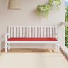VidaXL Red Garden Bench Cushion 180x50x3 Cm Oxford Fabric 43212