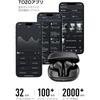 TOZO E2 True Wireless Earbuds, In-Ear Design, Bluetooth 5.3 Compatible, Independent Left and Right Earbuds, Stable Connection, Low Latency, Deep Bass,