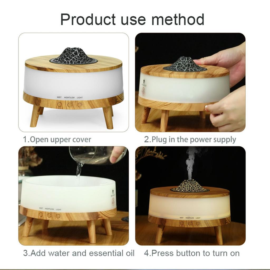 Xiaomi 500ml USB Essential Oil Diffuser Aroma Humidifier, Color Changing LED Light, Electric Air Freshener for Home Office Desk Bedroom