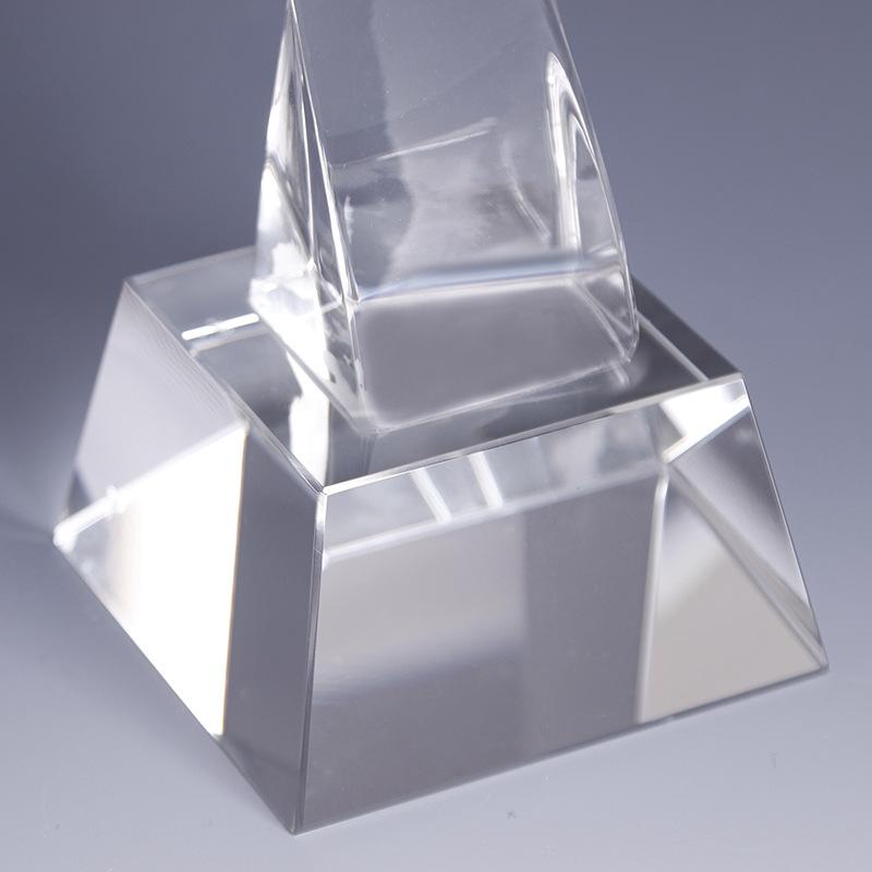 Kristall Pokal Glas Handarbeiten Herz Medaille Personalisiert Geometrisch Verdreht Personalisierter Pokal Dekorationsfiguren Zubehör